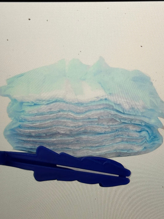 Blue Fluffy Dusters Refills Compatible For Flash/Pledge/Swiffer Disposable Electrostatic Duster