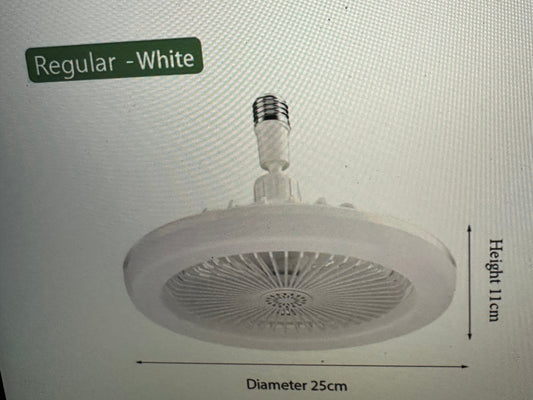 Luster Silent Ceiling Fan Light With Remote Lamp. Fan