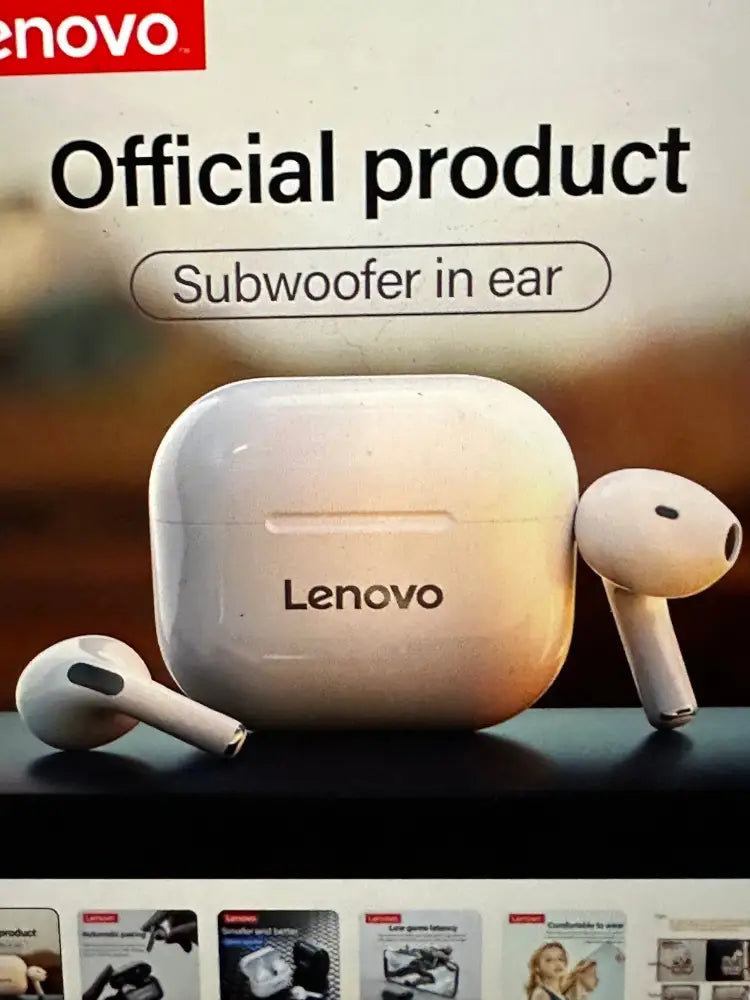 Original Lenovo Lp40 Wireless Headphones Tws Bluetooth Earphones Touch Control Sport Headset Stereo